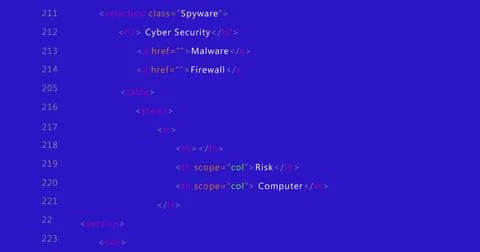 Image of digital data processing over blue background Stockfoto's