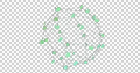 Image of digital interface and globe of network connections with financial and Stock Illustration