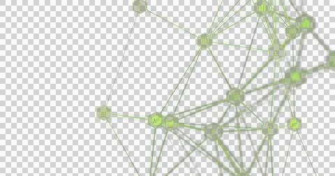 Image of digital interface and globe of network connections with financial and Illustrazione stock