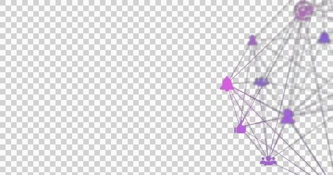 Image of digital interface and globe of network connections with icons on black イラスト素材