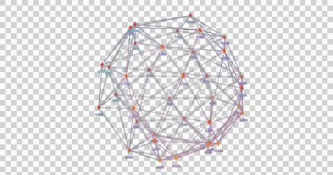 Image of digital interface and globe of network connections with icons on black 스톡 일러스트