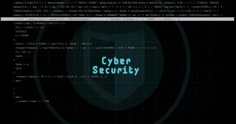 Image of digital interface with data processing over black background Foto stock
