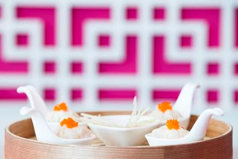 An Image of Dim Sum Stock Photos