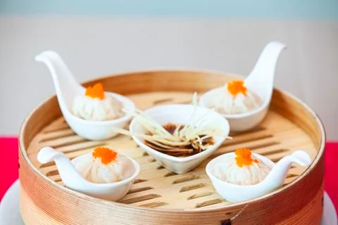 An Image of Dim Sum Stock-Fotos