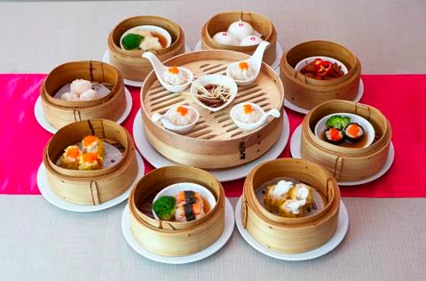 An Image of Dim Sum Stock Photos