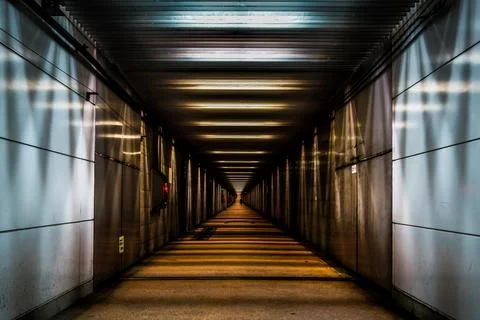 Image of dim tunnel Stock Photos
