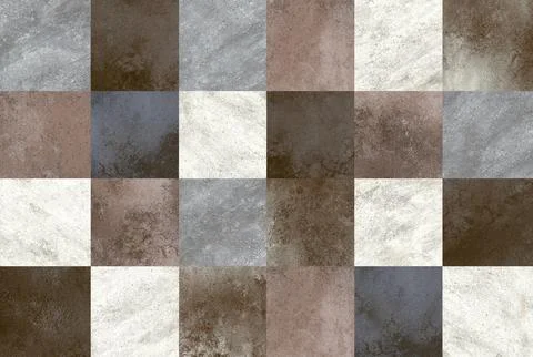 The image displays a tiled pattern with various decorative stone designs. 스톡 일러스트