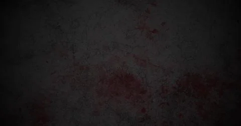 Image of distressed dark gray pattern with copy space on black background Stock Illustration