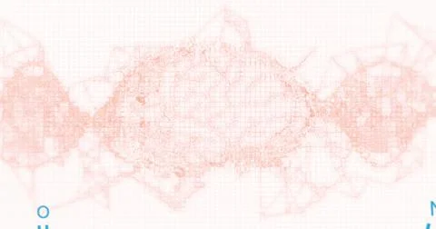 Image of dna strand and human brain over data processing Stock Illustration
