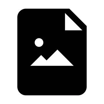 Image document icon vector with picture file for business application data イラスト素材