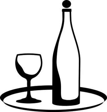 IMAGE OF THE DRINK SERVICE Stock Illustration