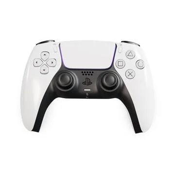 A image of a Dual Sense Controller isolated on a white background Stock Illustration