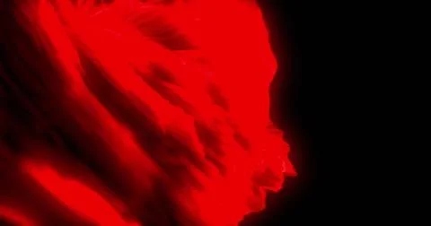 Image of dynamic red light pattern creating vibrant visual effect on black Stock Photos