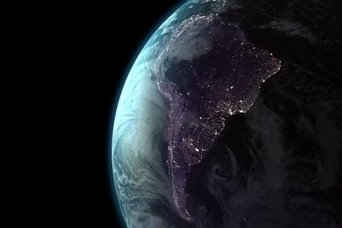 Image of earth on the space 스톡 일러스트