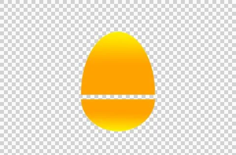 Image of the Easter egg icon Stock Illustration