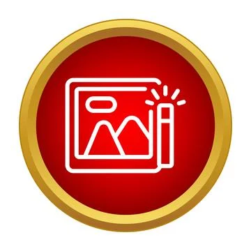 Image editing tool applying a digital retouching filter イラスト素材