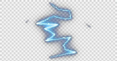 Image of electric blue strikes exploding on white background Illustrazione stock