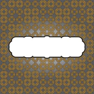 Image of the elements yellow gold color on silver background wit Stock Illustration