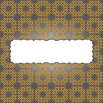 Image of the elements yellow gold color on silver background wit Illustrazione stock