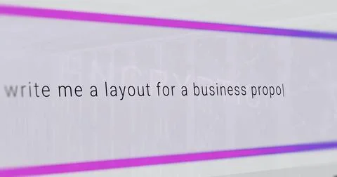 Image of encryption text over ai chat Stock Illustration