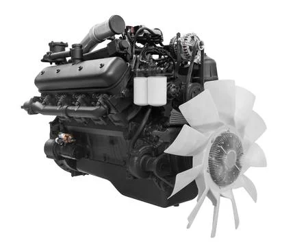 The image of an engine under the white background Foto stock