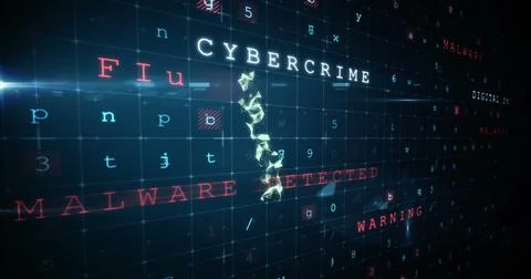 Image of envelope icon over data processing Illustrazione stock