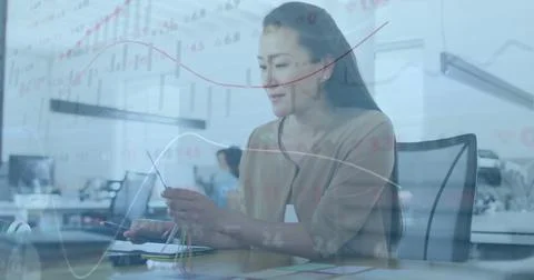 This image explains how to simplify financial data processing by using image Stock Photos