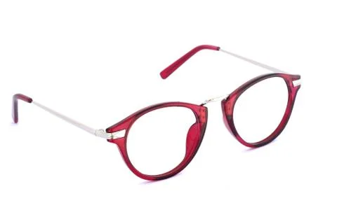 Image of eyeglasses on a white background Stock Photos