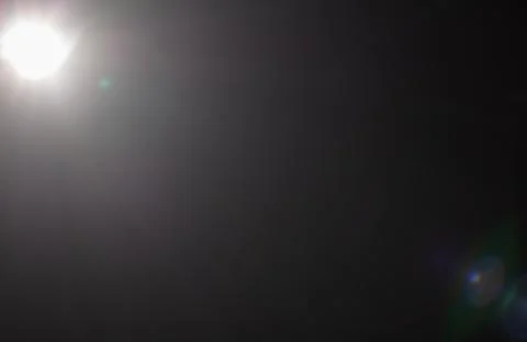 An image of a fairing lens, formed by the reflection of light shining through Stock-Fotos