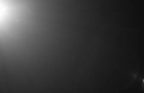 An image of a fairing lens, formed by the reflection of light shining through Stock-Fotos