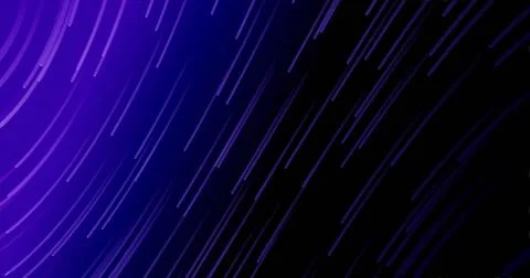 Image of falling blue lines on black background Stock Illustration