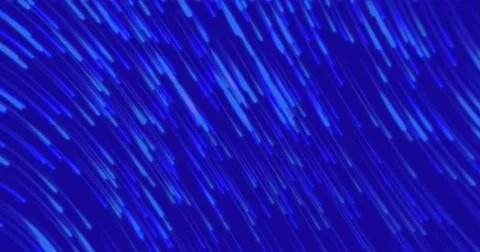 Image of falling blue lines on blue background Stock Illustration