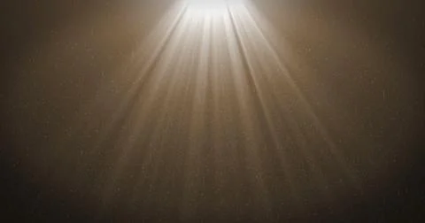 Image of falling confetti and light rays over black background Stock Illustration
