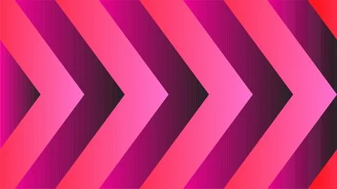 This image features a vibrant pattern of overlapping chevrons in shades of .. Stock Illustration