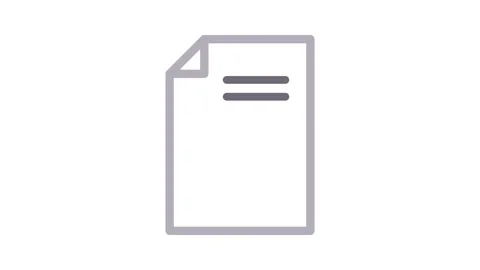 An image of a file with two arrows directed at it, symbolizing movement or .. Stock Footage 334834243