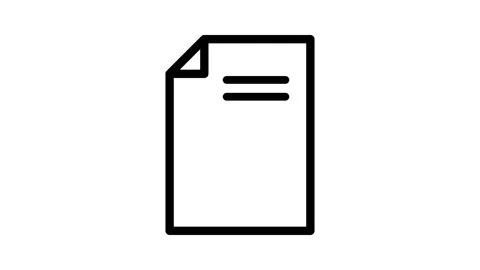 An image of a file with two arrows directed at it, symbolizing movement or .. Stock Footage 334834407
