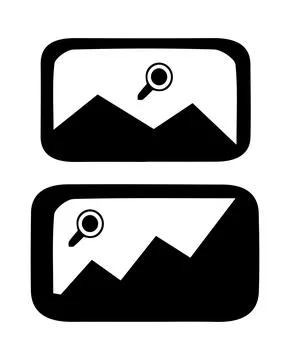 Image file vector icon Photo folder and files filled symbol. Stock-Illustration