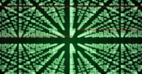 Image of files, data processing, online security padlock and circuit board Illustrazione stock