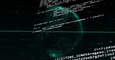 Image of financial data processing Stock Illustration