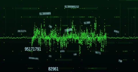Image of financial data processing イラスト素材
