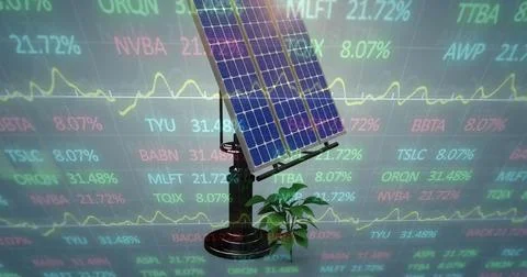 Image of financial data processing over caucasian businessman 스톡 일러스트
