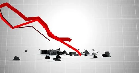 Image of financial data processing over euro symbol on white background Stock Photos