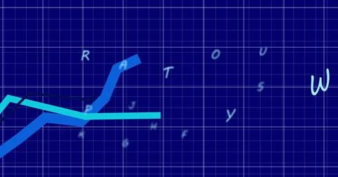 Image of financial data processing Stockfoto's