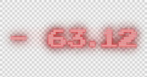 Image of financial data processing on transparent background 库存插图