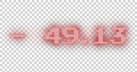 Image of financial data processing on transparent background Stockillustratie