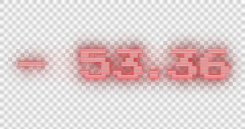 Image of financial data processing on transparent background Stock Illustration