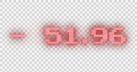 Image of financial data processing on transparent background Stock Illustration