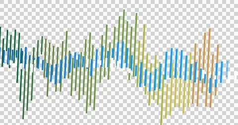 Image of financial graph processing over black background Ilustração Stock
