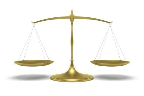 An image of a fine golden libra Stock Illustration