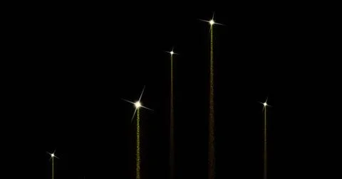 Image of fireworks exploding over black background 스톡 일러스트